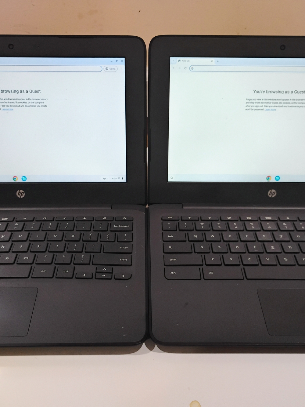 HP Black Dual Laptops - Matte Black Finish